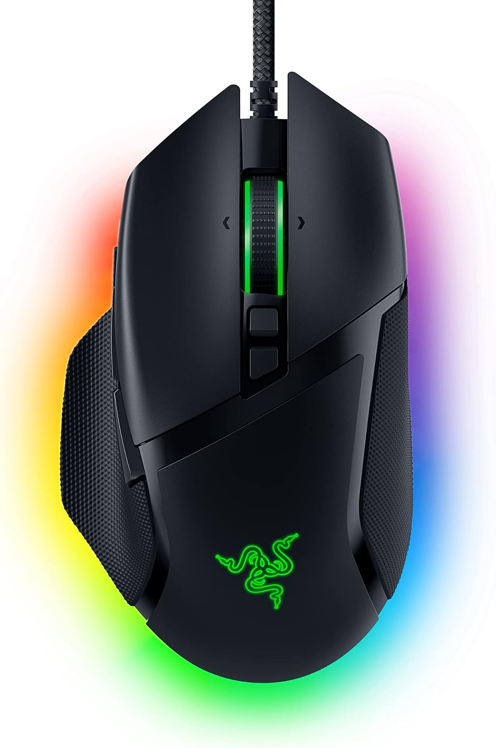 MOUSE RAZER BASILISK V3 ERGONÓMICO GAMING CON CABLE RGB NEGRO - 1