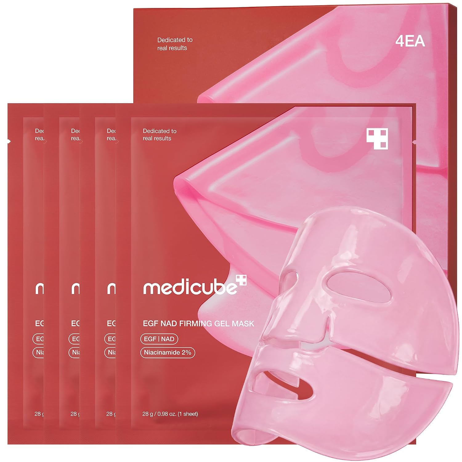MASCARILLA FACIAL MEDICUBE JELLY GEL MASK NAD+ EGF REAFIRMANTE - 1