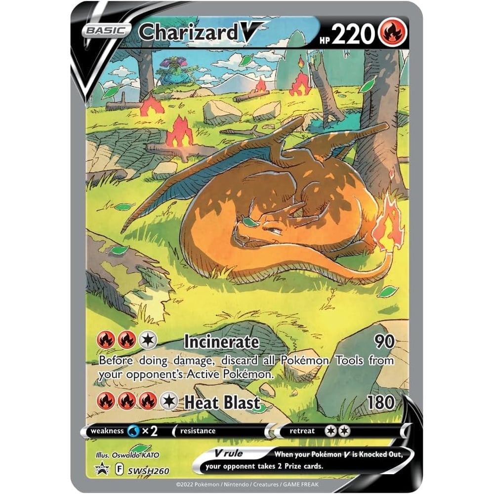 POKEMON TCG ESPADA Y ESCUDO CHARIZARD ULTRA PREMIUM INGLÉS COLLECTION - 5