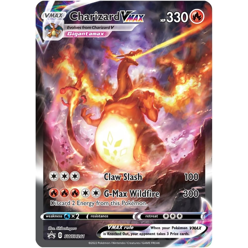 POKEMON TCG ESPADA Y ESCUDO CHARIZARD ULTRA PREMIUM INGLÉS COLLECTION - 6