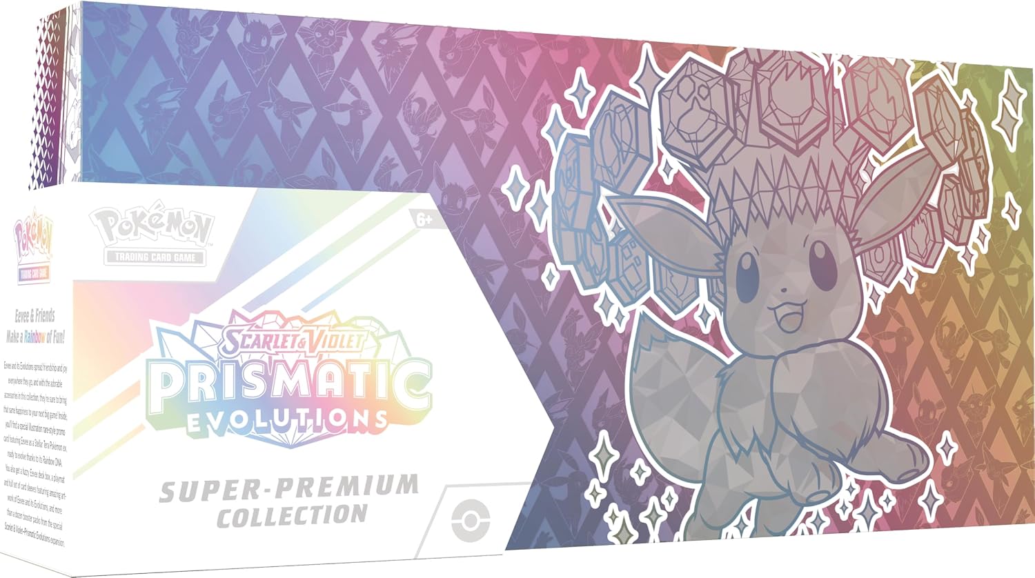 POKÉMON TCG SCARLET Y VIOLET PRISMATIC EVOLUTIONS SUPER-PREMIUM INGLÉS COLLECTION - 1