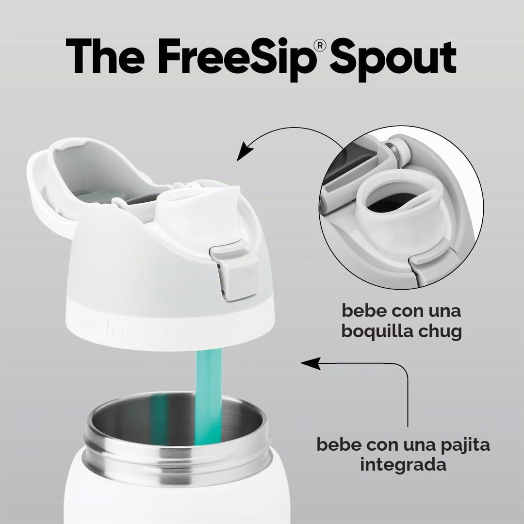 TERMO OWALA FREESIP ACERO INOXIDABLE 32 OZ LIMÓN LIMONADA - 3