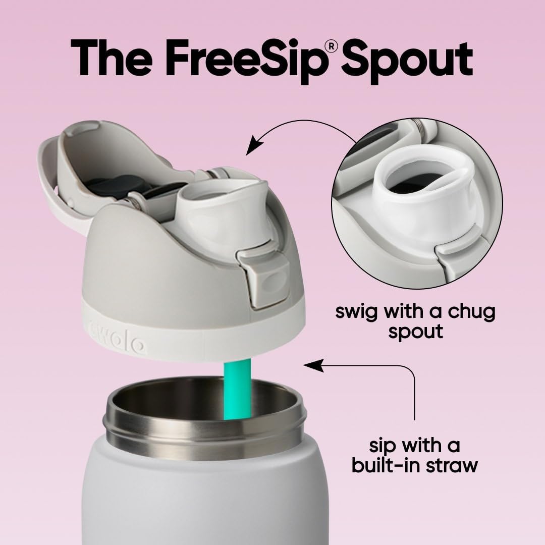 BOTELLA TÉRMICA OWALA FREESIP ACERO INOXIDABLE 32 OZ DREAMY FIELD - 2