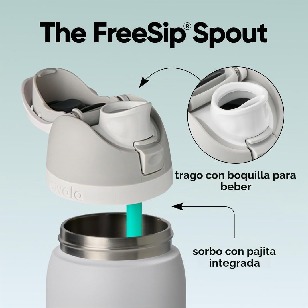 TERMO OWALA FREESIP ACERO INOXIDABLE 32 OZ FOGGY TIDE - 2