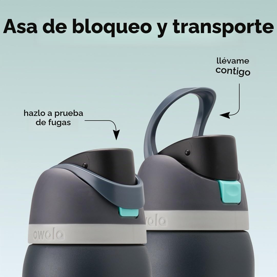 TERMO OWALA FREESIP ACERO INOXIDABLE 32 OZ FOGGY TIDE - 3