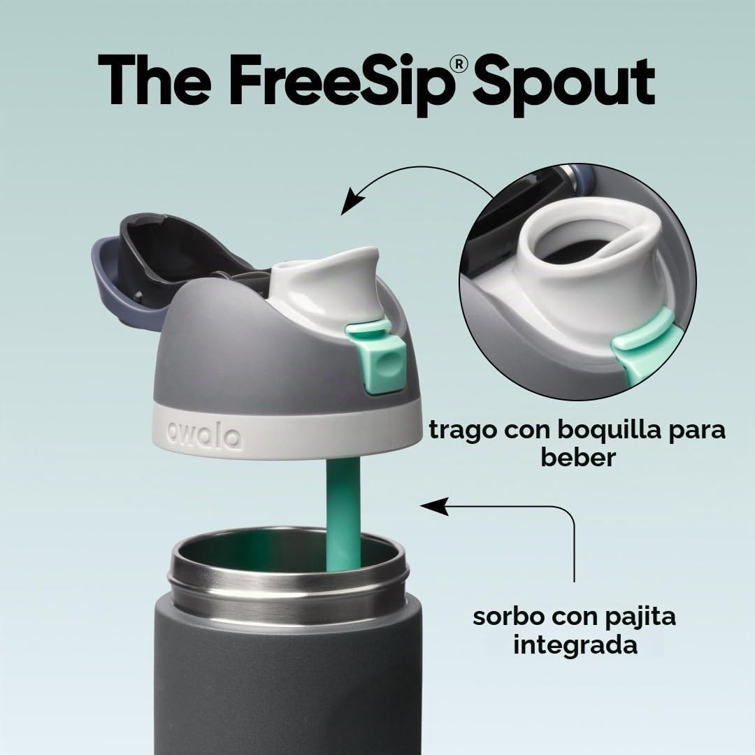 TERMO OWALA FREESIP ACERO INOXIDABLE 24 OZ FOGGY TIDE - 2