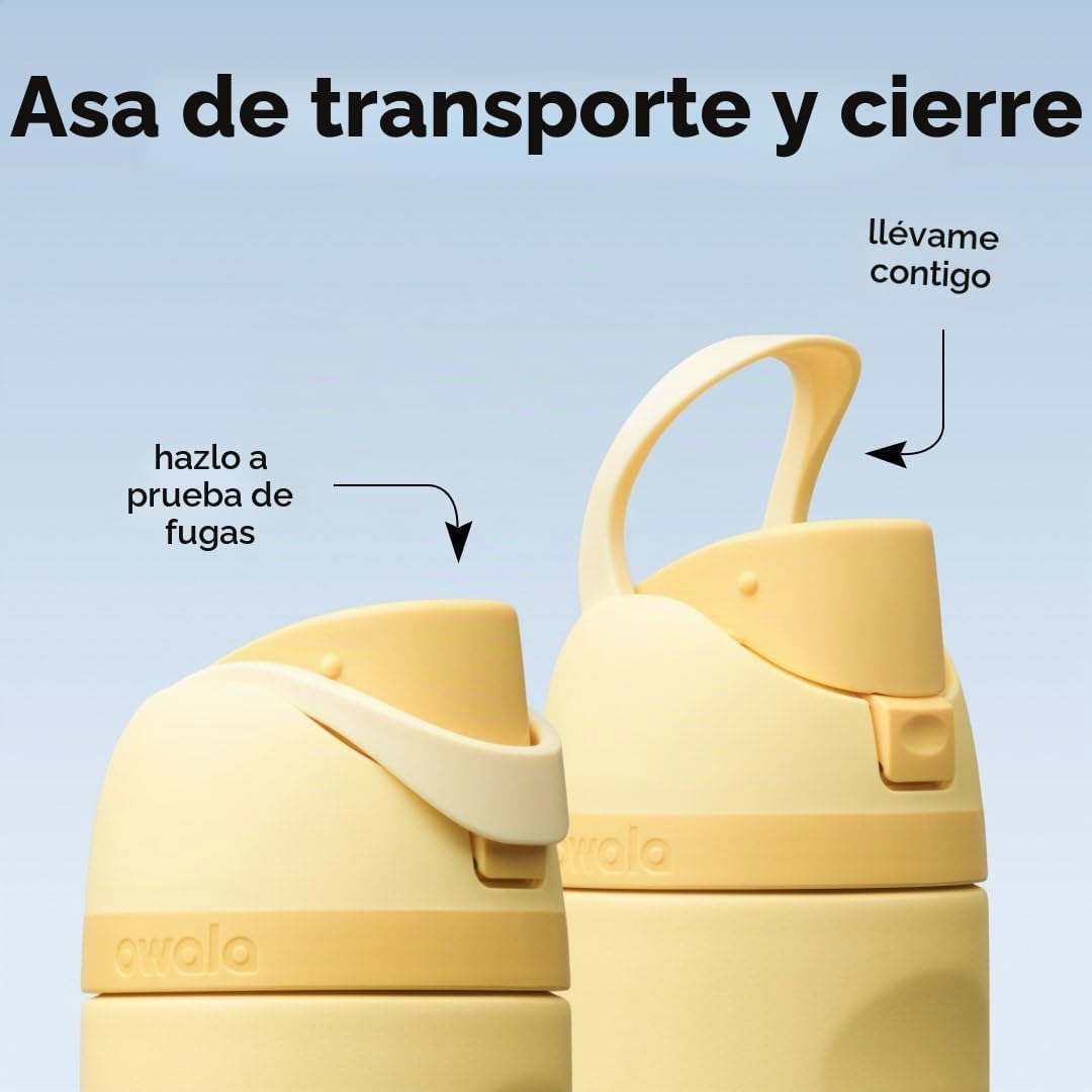 TERMO OWALA FREESIP ACERO INOXIDABLE 24 OZ BUTTER HALF - 3
