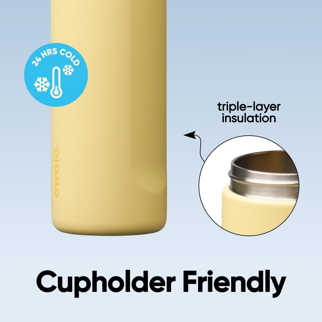 TERMO OWALA FREESIP ACERO INOXIDABLE 24 OZ BUTTER HALF - 4