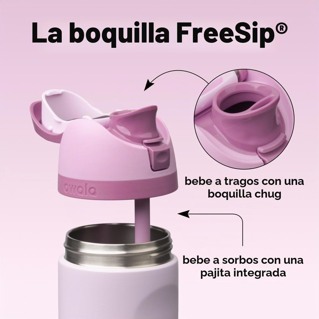 TERMO OWALA FREESIP ACERO INOXIDABLE 24 OZ LILA - 2