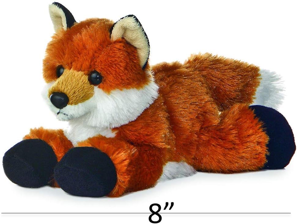 PELUCHE AURORA MINI FLOPSI FOXXIE 8' CON LIBRO DE DEDO - 3