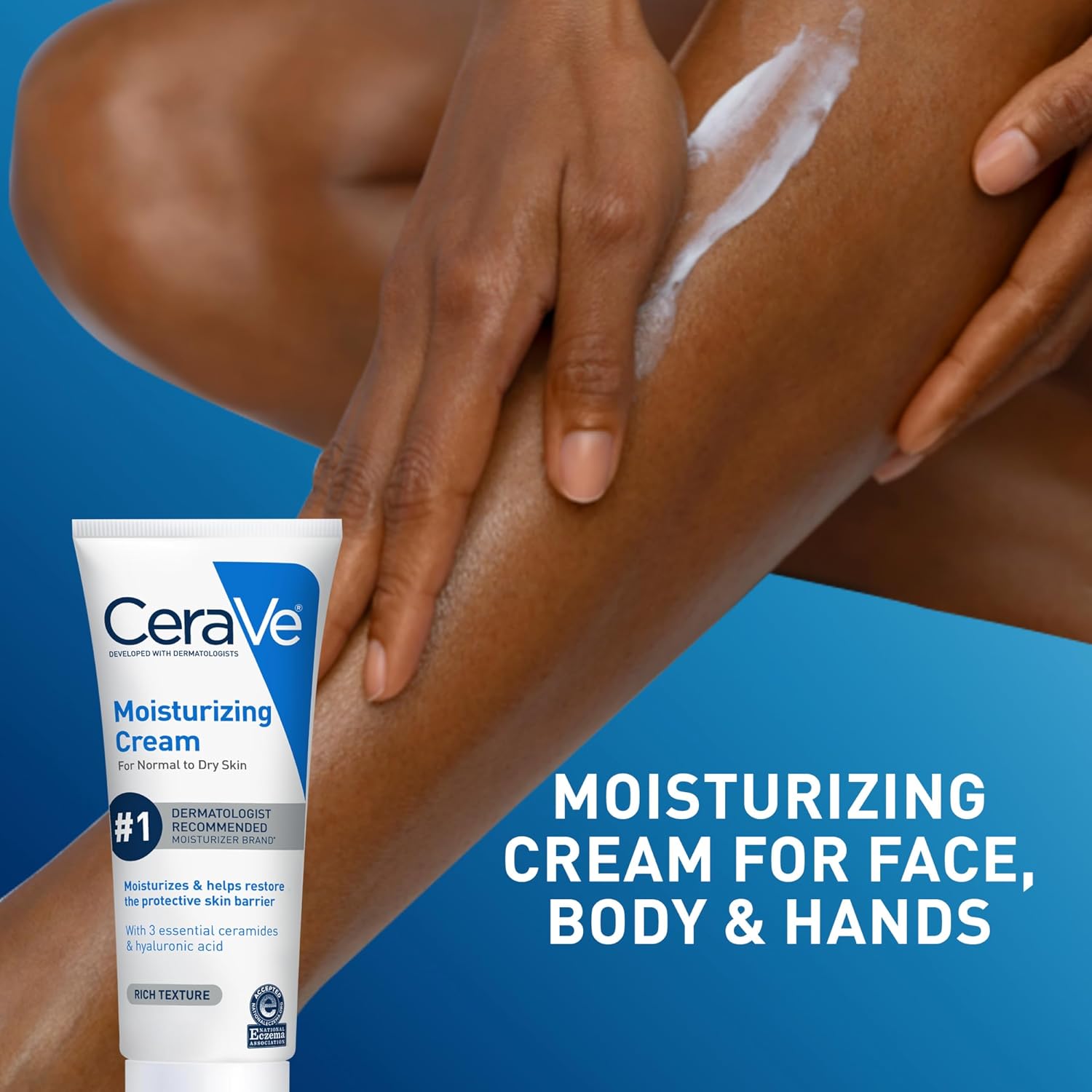 CREMA HIDRATANTE CERAVE PARA ROSTRO Y CUERPO 236 ML - 4