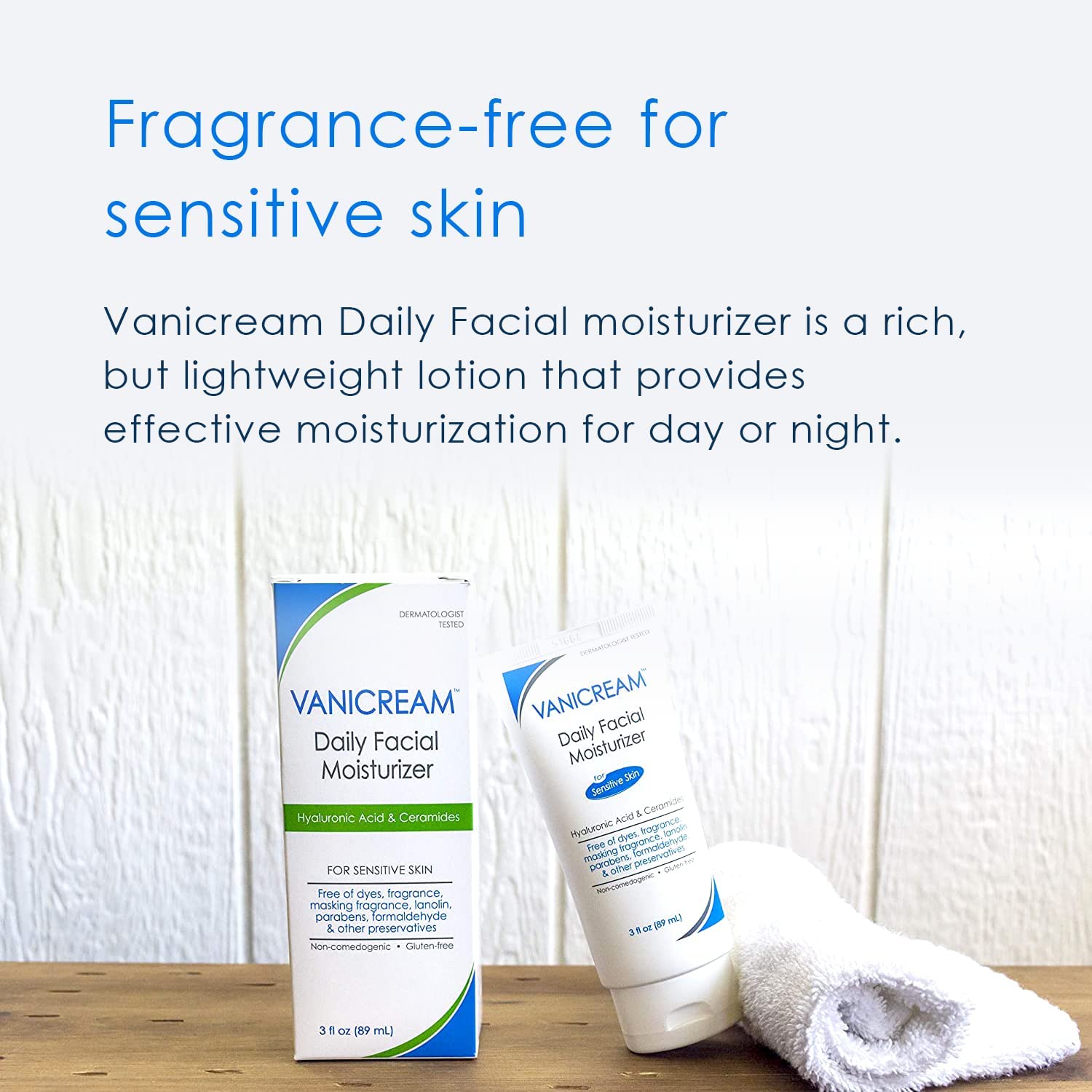 HIDRATANTE FACIAL DIARIO VANICREAM CON CERAMIDAS Y ÁCIDO HIALURÓNICO 3 FL OZ PACK DE 2 - 4