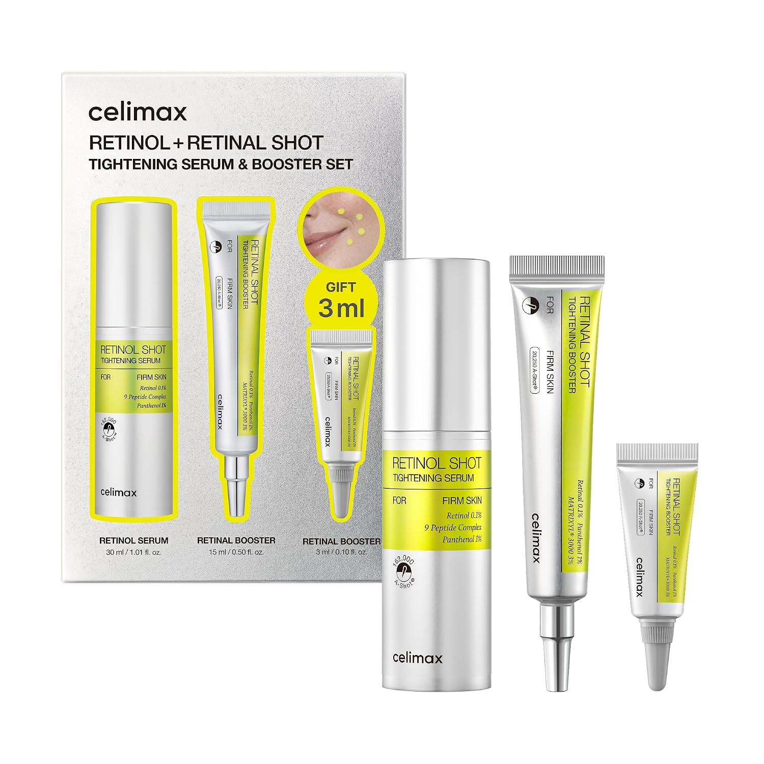 SUERO CELIMAX THE VITA A RETINAL SHOT TIGHTENING BOOSTER SET GLOBAL 1.61 FL.OZ - 2