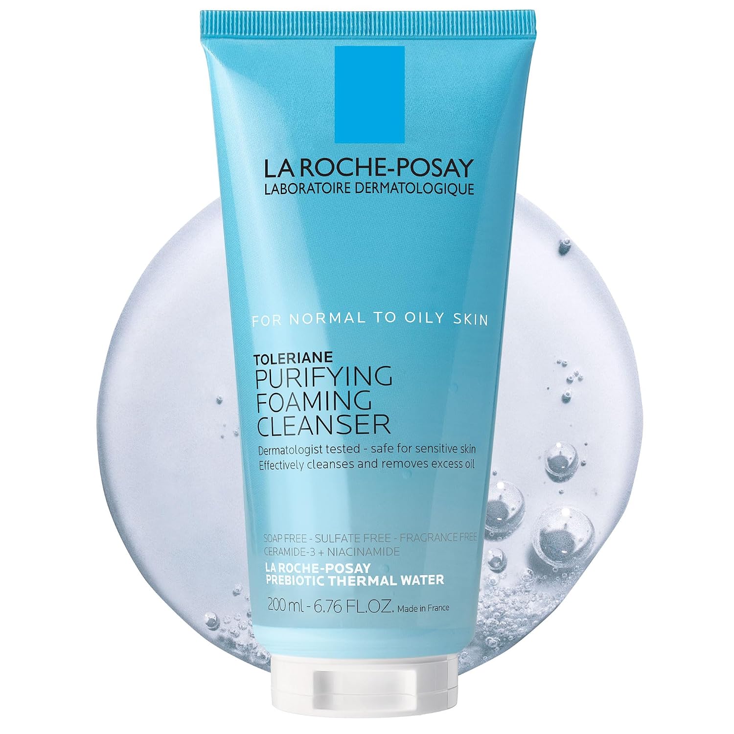 LIMPIADOR FACIAL ESPUMANTE LA ROCHE-POSAY TOLERIANE PURIFYING CON NIACINAMIDA - 1