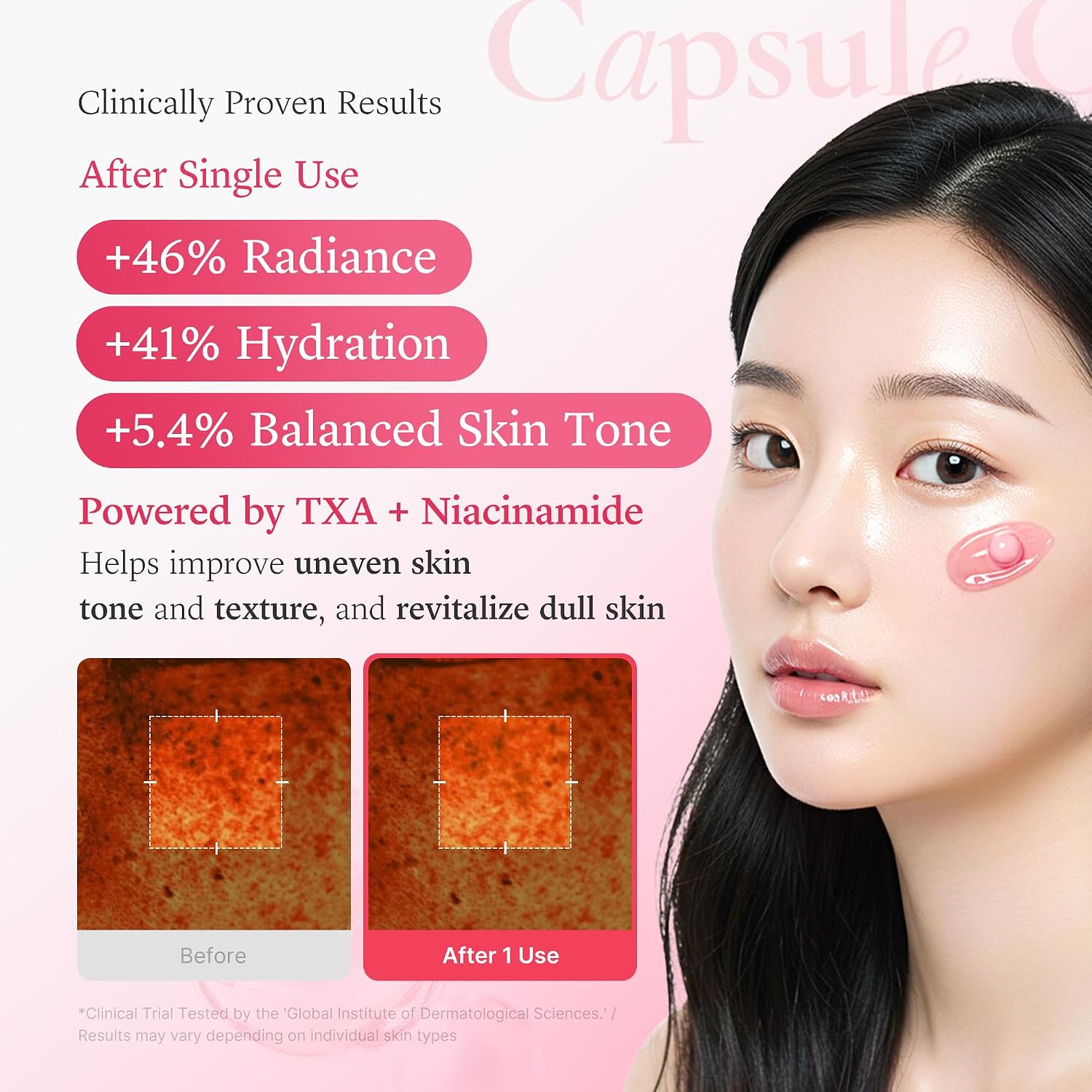 CREMA CÁPSULA MEDICUBE CON TXA Y NIACINAMIDA PARA CUIDADO POST-TRATAMIENTO - 4