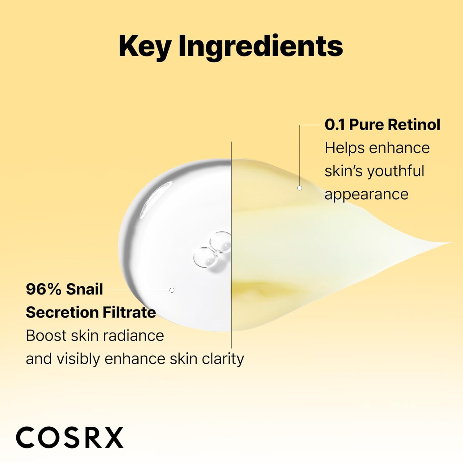 SET COSRX SNAIL 96% MUCIN ESSENCE 2 UNIDADES + RETINOL 0.1% CREAM MINI - 4