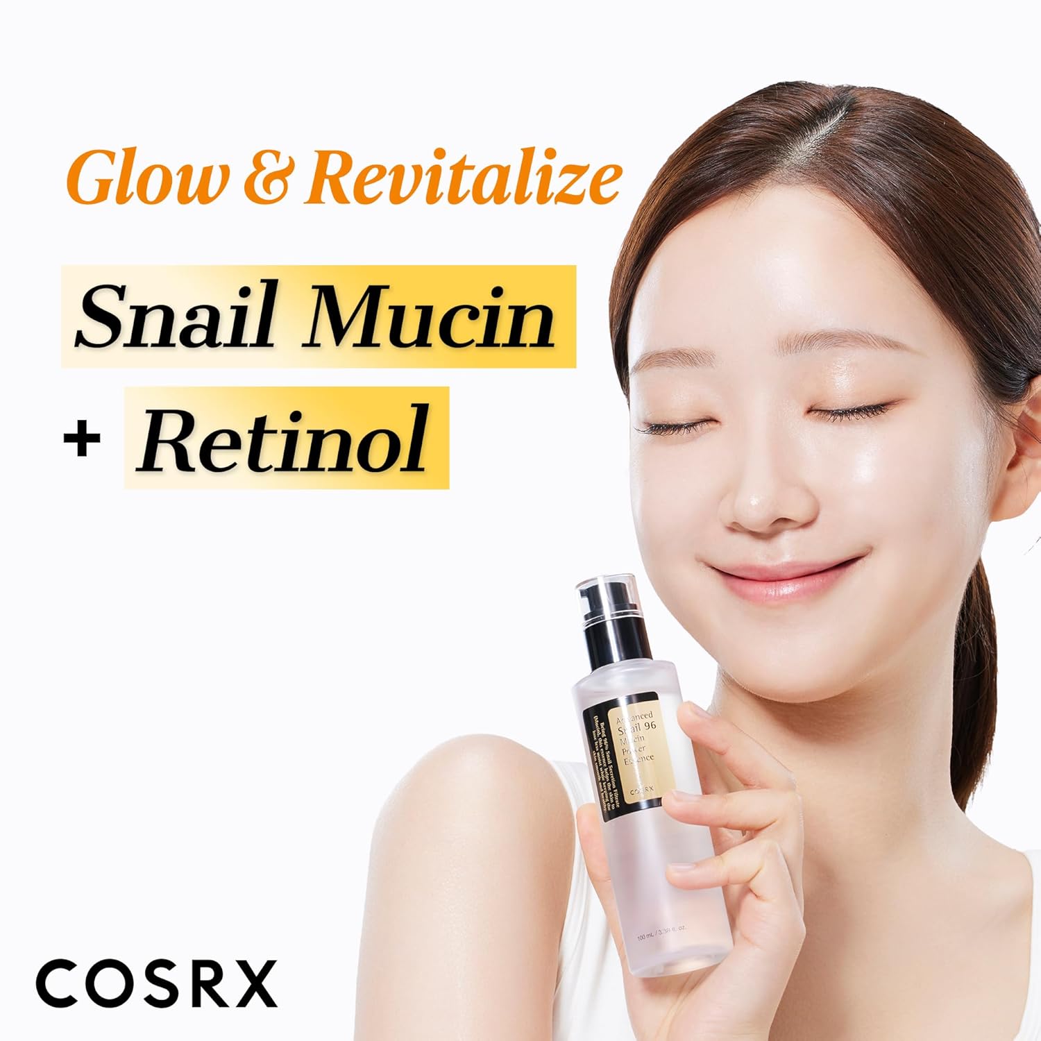 SET COSRX SNAIL 96% MUCIN ESSENCE 2 UNIDADES + RETINOL 0.1% CREAM MINI - 5