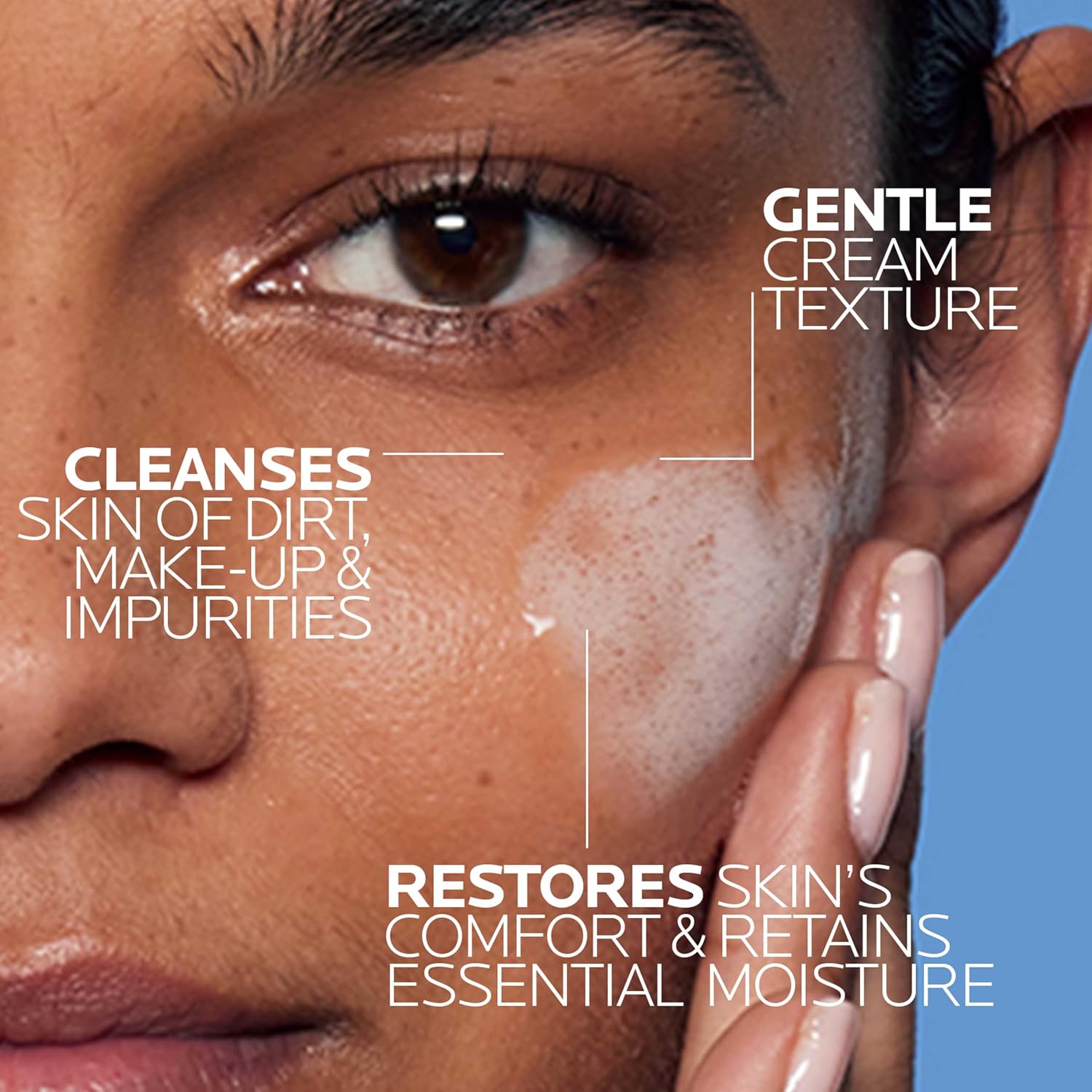LIMPIADOR FACIAL LA ROCHE-POSAY TOLERIANE HYDRATING GENTLE CON NIACINAMIDA - 3