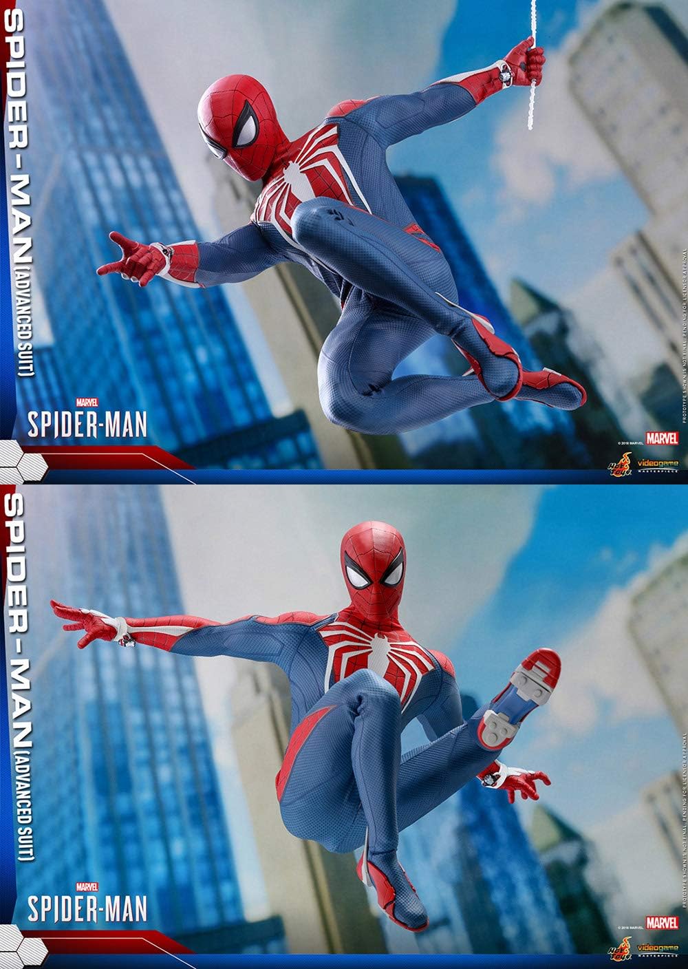 FIGURA DE ACCIÓN SPIDER-MAN ADVANCED SUIT 1/6 HOT TOYS MARVEL VIDEO GAME MASTERPIECE SERIES - 3