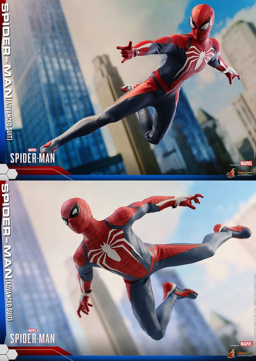 FIGURA DE ACCIÓN SPIDER-MAN ADVANCED SUIT 1/6 HOT TOYS MARVEL VIDEO GAME MASTERPIECE SERIES - 4