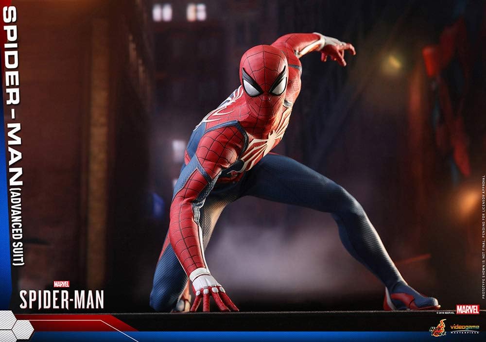 FIGURA DE ACCIÓN SPIDER-MAN ADVANCED SUIT 1/6 HOT TOYS MARVEL VIDEO GAME MASTERPIECE SERIES - 5