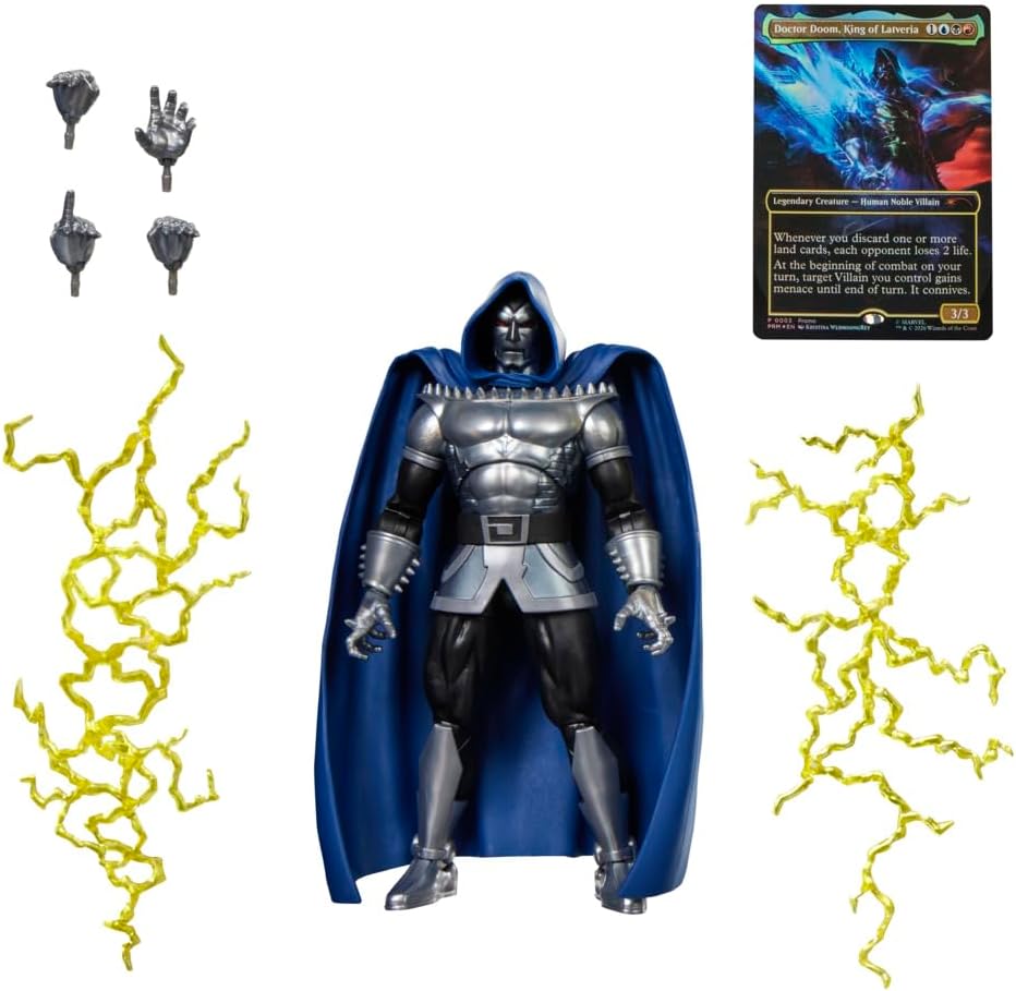 FIGURA DE ACCIÓN MARVEL LEGENDS DOCTOR DOOM 2099 MAGIC: THE GATHERING 6 PULGADAS - 1