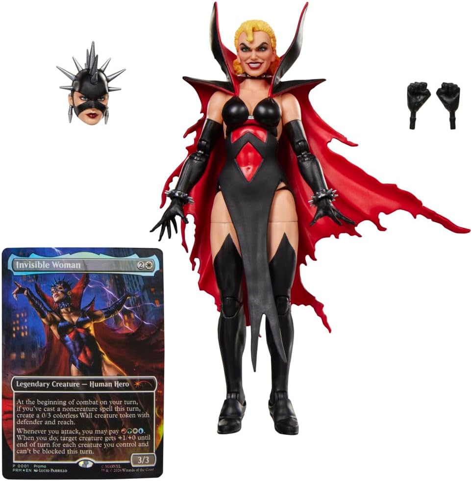FIGURA DE ACCIÓN MARVEL LEGENDS SERIES MAGIC: THE GATHERING MALICE (SUE STORM) 6 PULGADAS - 1