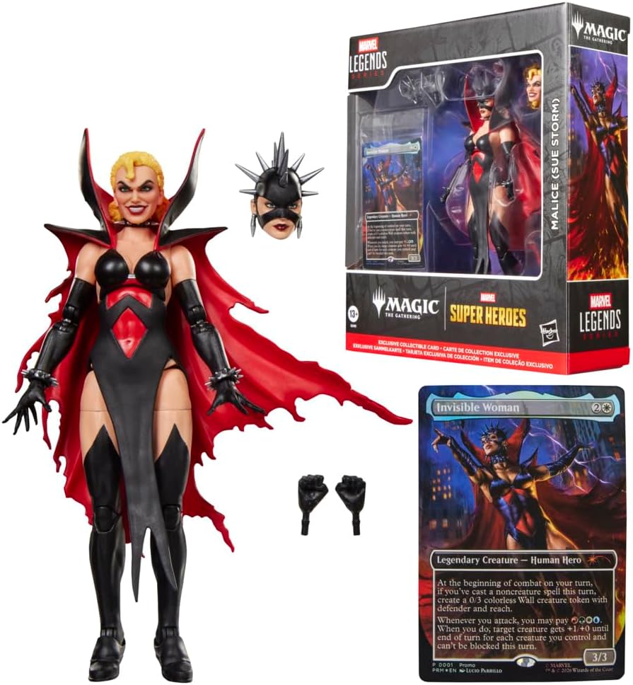 FIGURA DE ACCIÓN MARVEL LEGENDS SERIES MAGIC: THE GATHERING MALICE (SUE STORM) 6 PULGADAS - 3