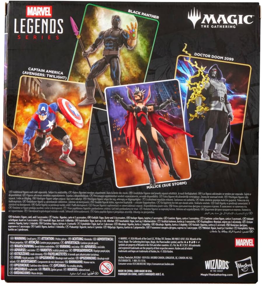 FIGURA DE ACCIÓN MARVEL LEGENDS SERIES MAGIC: THE GATHERING MALICE (SUE STORM) 6 PULGADAS - 4