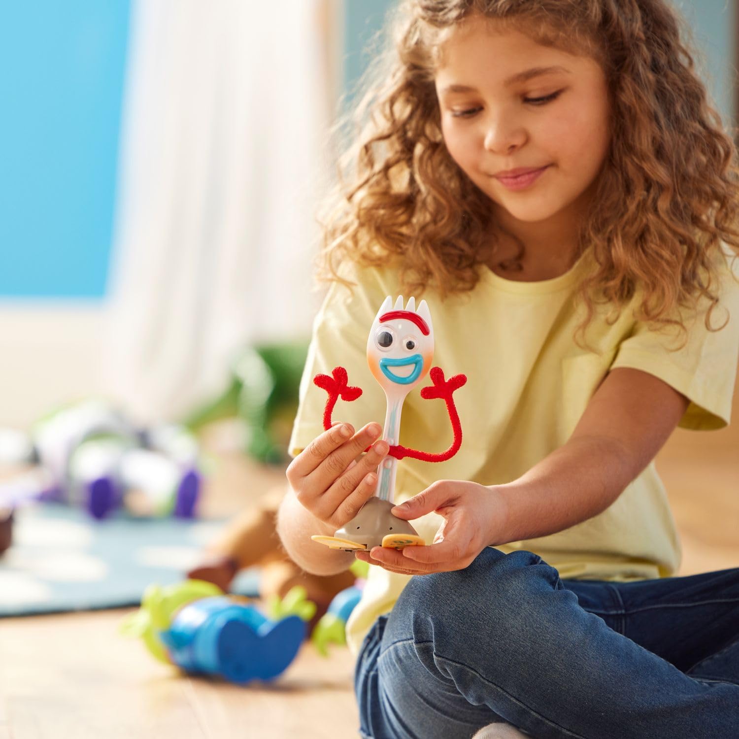 FIGURA DE ACCIÓN INTERACTIVA FORKY TOY STORY DISNEY STORE 7 PULGADAS - 3