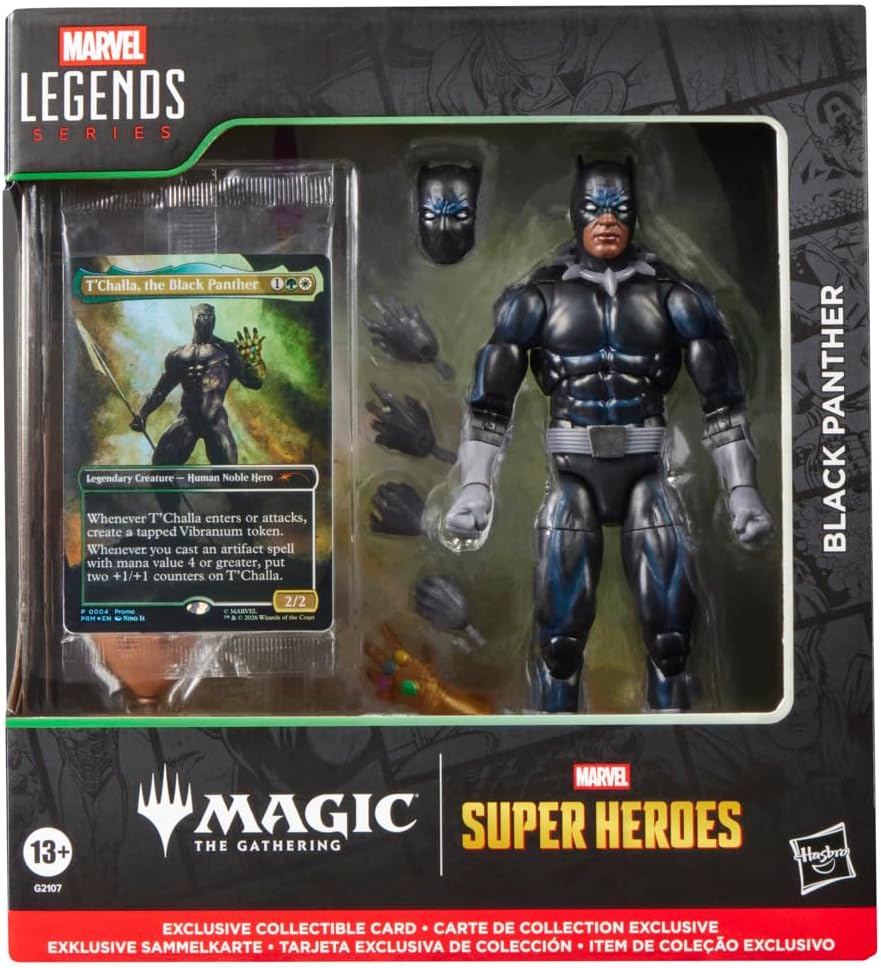 FIGURA DE ACCIÓN MARVEL LEGENDS BLACK PANTHER MAGIC: THE GATHERING 6 PULGADAS - 2