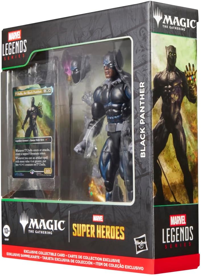 FIGURA DE ACCIÓN MARVEL LEGENDS BLACK PANTHER MAGIC: THE GATHERING 6 PULGADAS - 5
