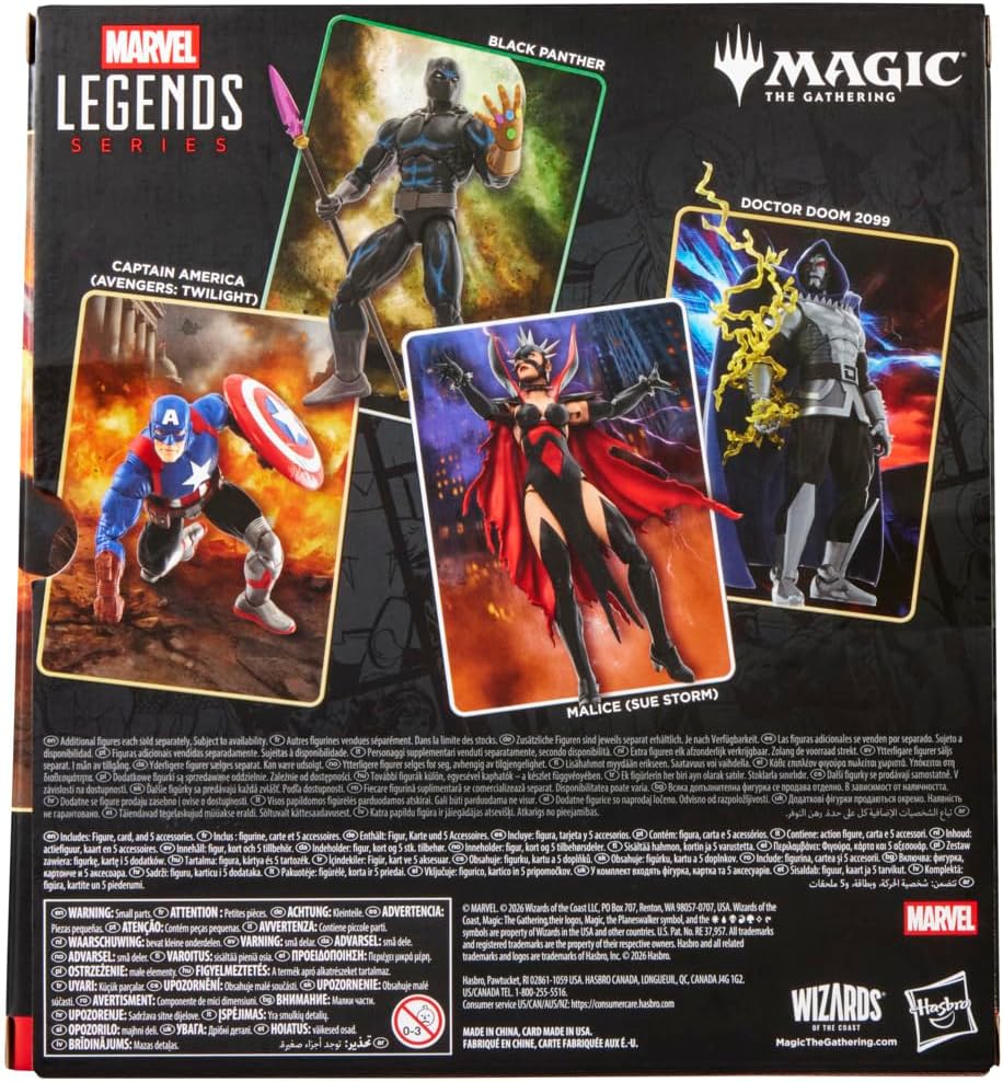 FIGURA DE ACCIÓN MARVEL LEGENDS SERIES CAPTAIN AMERICA MAGIC: THE GATHERING AVENGERS TWILIGHT - 4