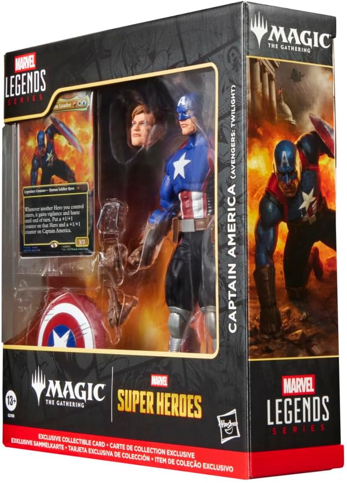 FIGURA DE ACCIÓN MARVEL LEGENDS SERIES CAPTAIN AMERICA MAGIC: THE GATHERING AVENGERS TWILIGHT - 5