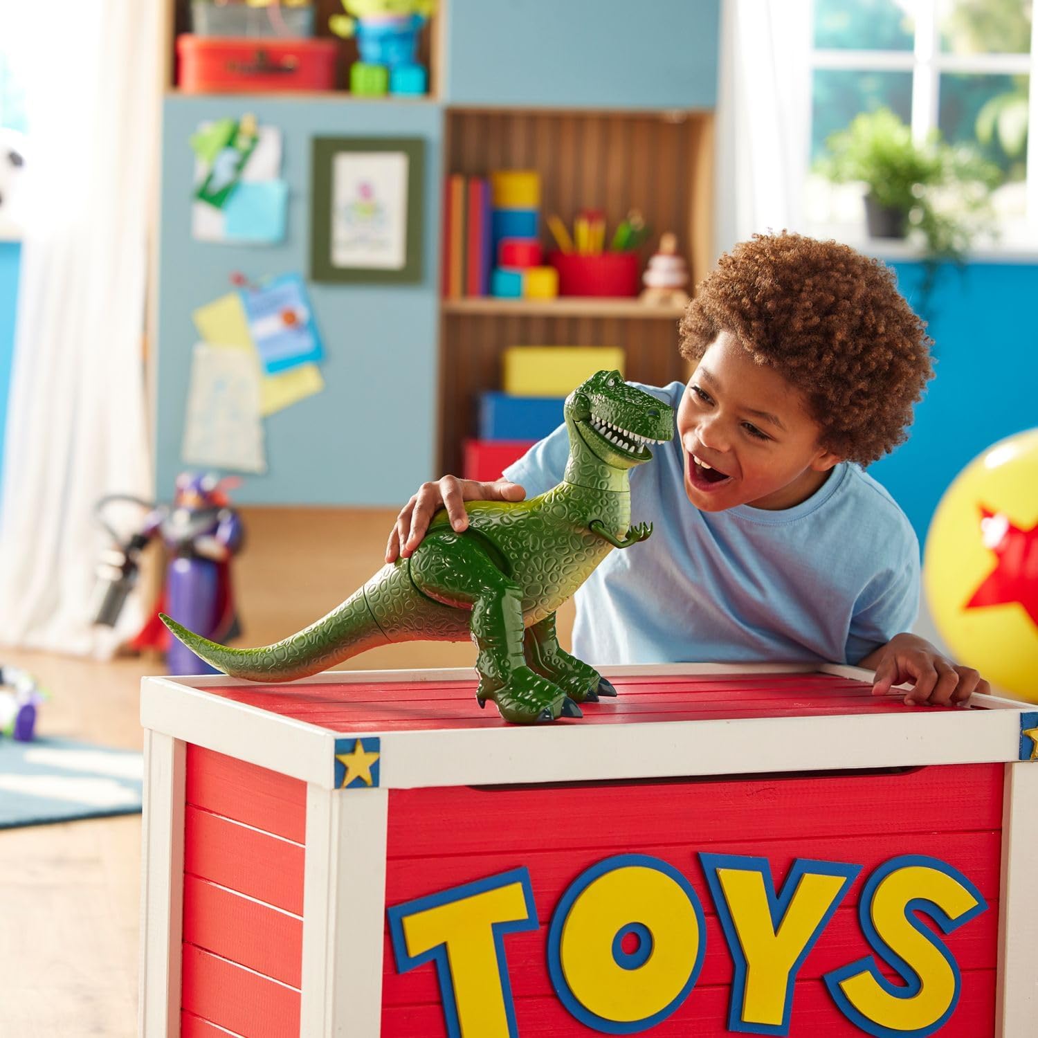 FIGURA DE ACCIÓN INTERACTIVA REX TOY STORY DISNEY STORE 30 CM - 5