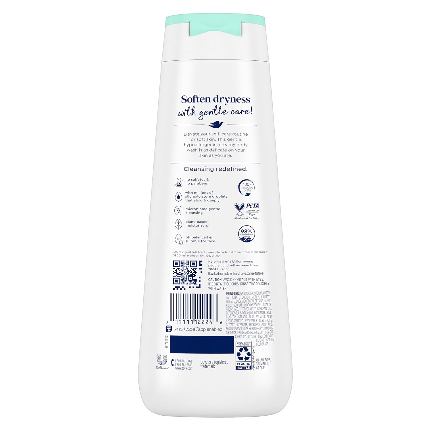 GEL DE DUCHA DOVE SENSITIVE SKIN 20 OZ - 2