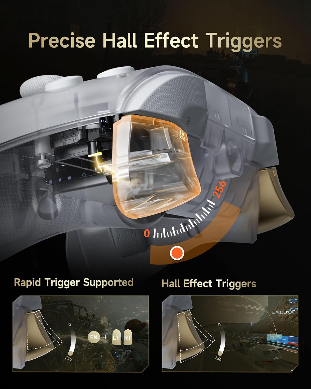 CONTROL INALÁMBRICO EASYSMX D05 CON BLUETOOTH, SENSOR HALL Y RGB - 4