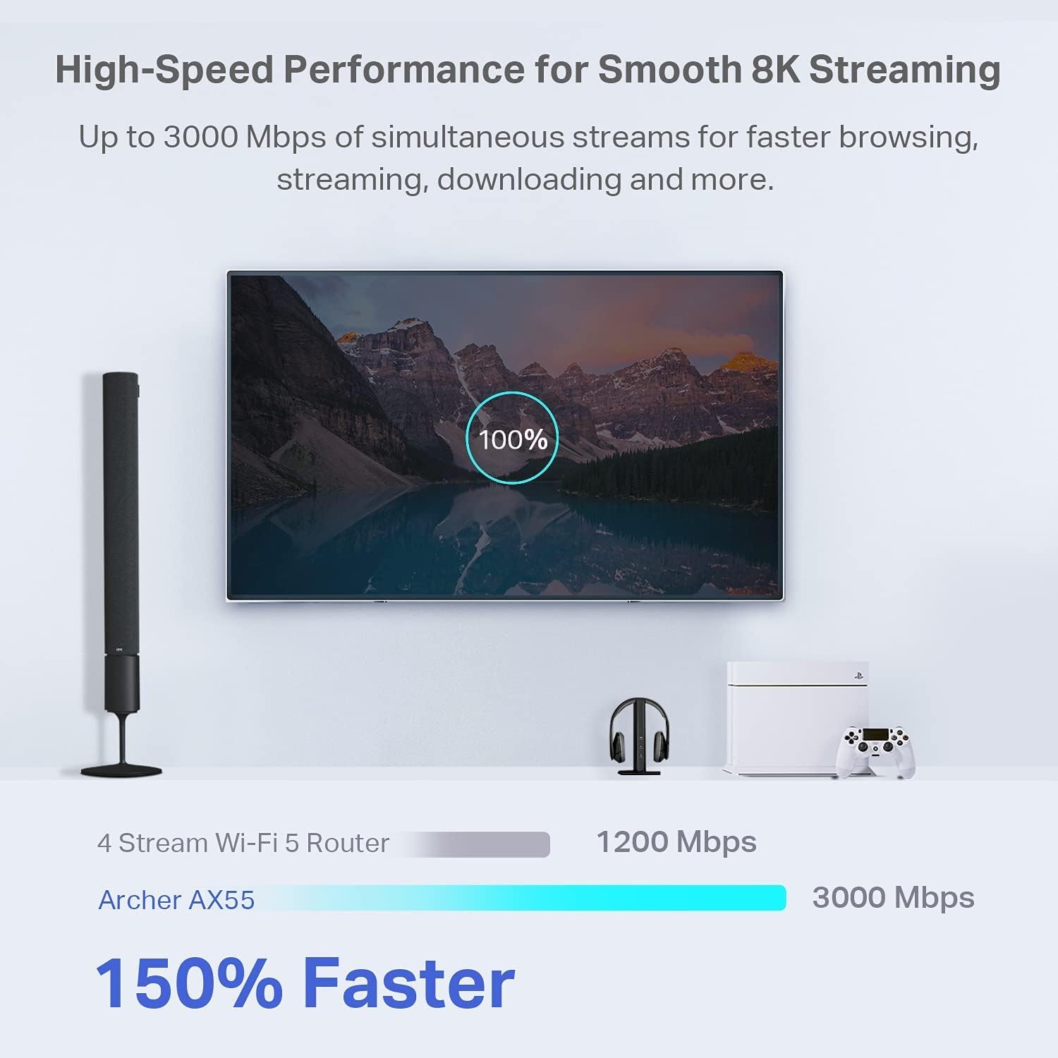 ROUTER TP-LINK DUAL-BAND AX3000 WI-FI 6 GIGABIT - 2