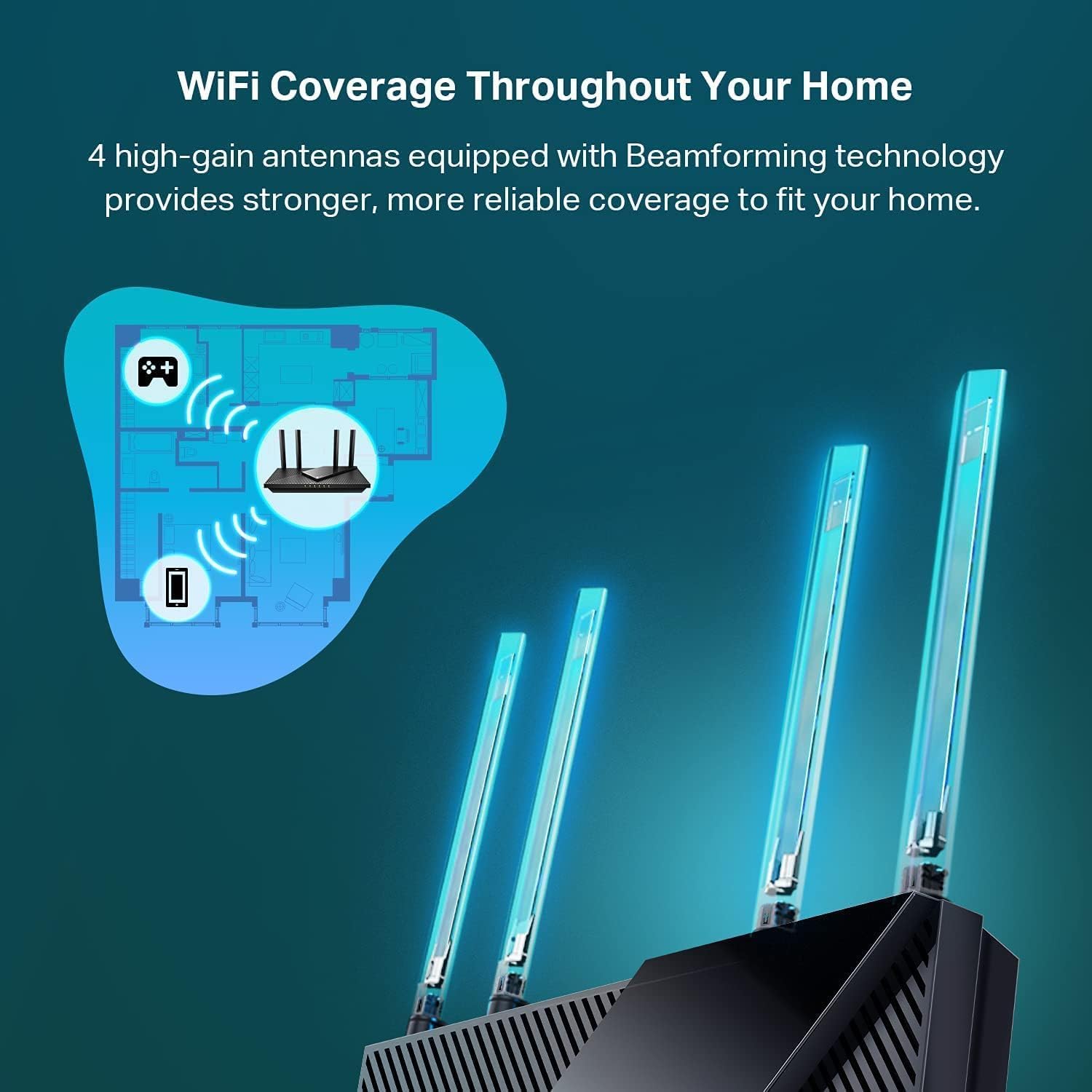 ROUTER TP-LINK DUAL-BAND AX3000 WI-FI 6 GIGABIT - 5