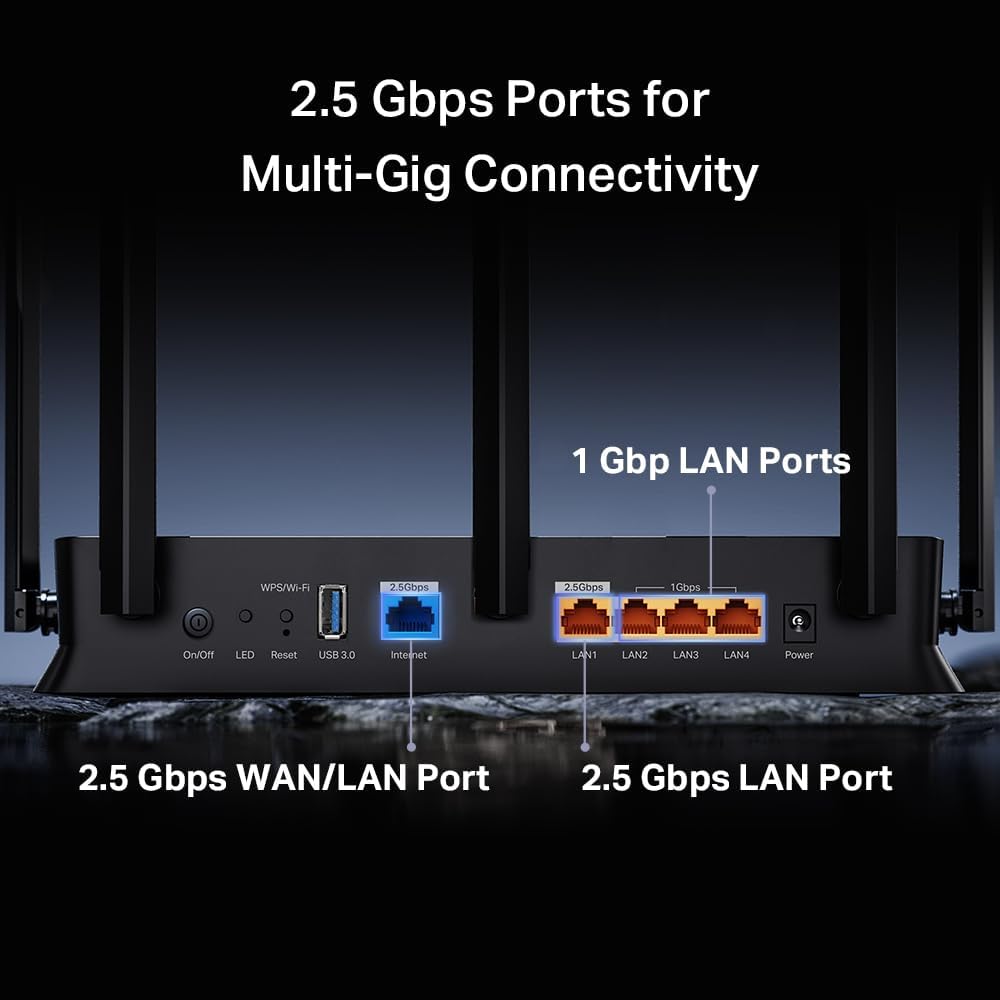 ROUTER TP-LINK ARCHER BE260 WIFI 7 DUAL-BAND BE5000 - 5