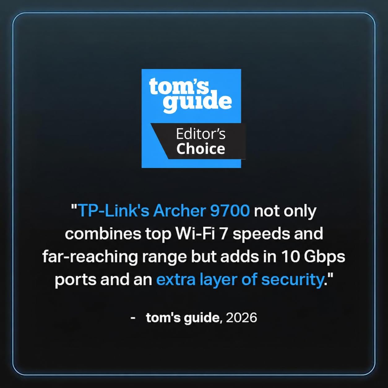 ROUTER TP-LINK ARCHER BE600 WIFI 7 TRI-BAND BE9700 - 2