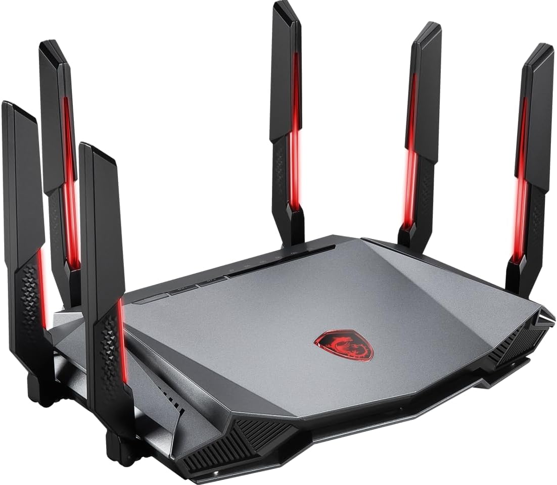 ROUTER MSI RADIX AXE6600 WIFI 6E TRI-BAND GAMING - 4