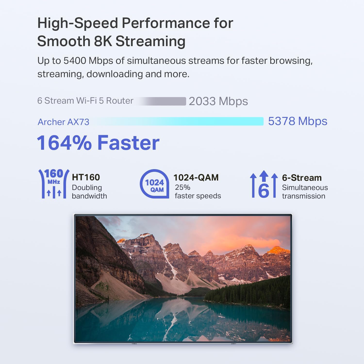 ROUTER TP-LINK ARCHER AX73 WIFI 6 AX5400 MBPS - 3