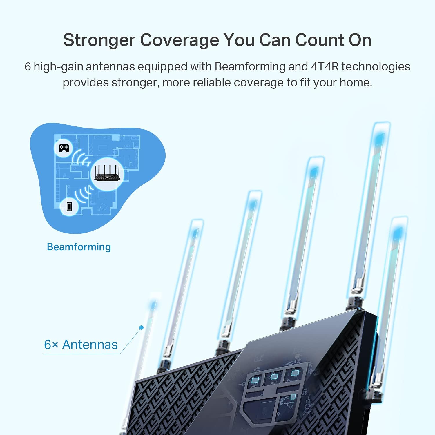 ROUTER TP-LINK ARCHER AX73 WIFI 6 AX5400 MBPS - 4