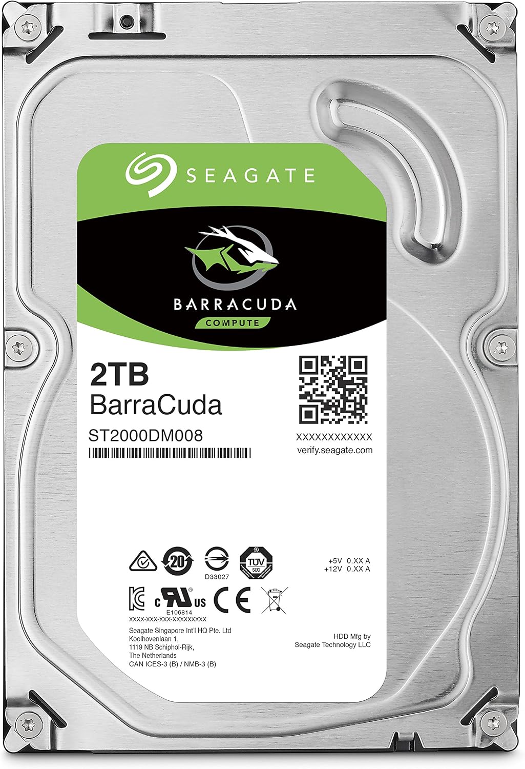 DISCO DURO INTERNO SEAGATE BARRACUDA 2TB 3.5 PULGADAS SATA 7200 RPM - 3