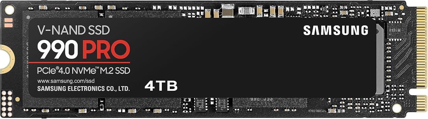 SSD SAMSUNG 990 PRO 4TB PCIE 4.0 NVME M.2 2280 - 1