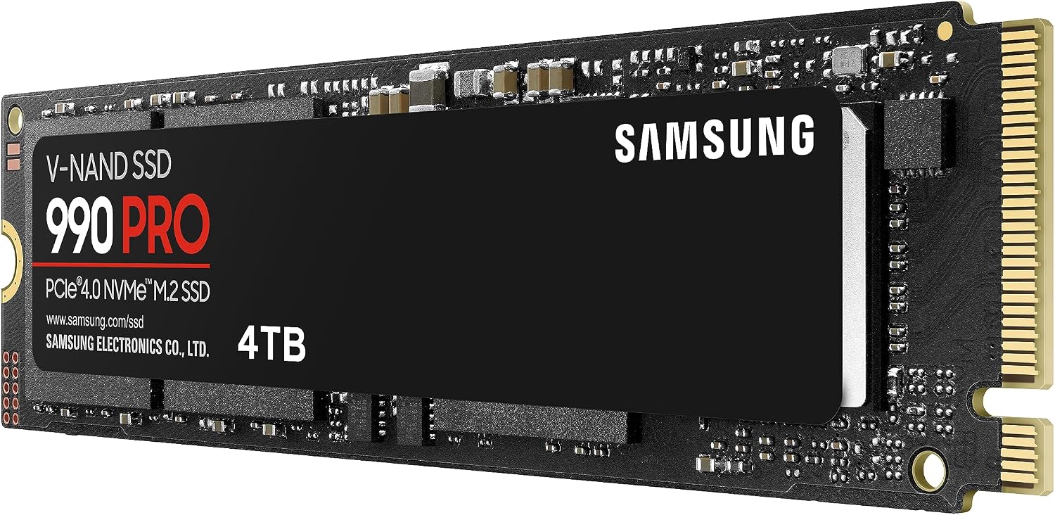 SSD SAMSUNG 990 PRO 4TB PCIE 4.0 NVME M.2 2280 - 3