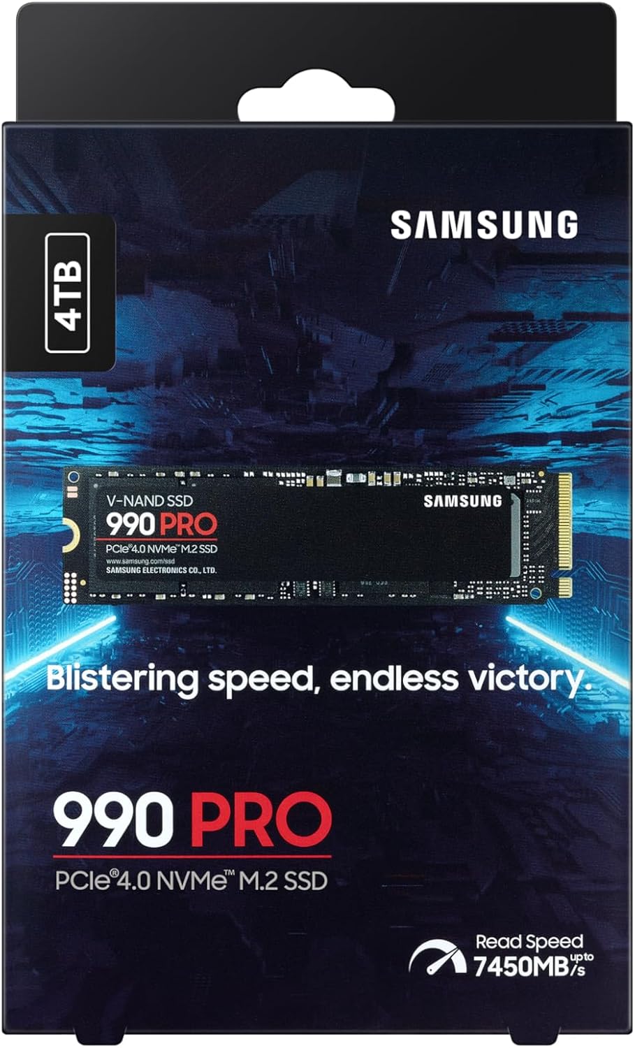 SSD SAMSUNG 990 PRO 4TB PCIE 4.0 NVME M.2 2280 - 4