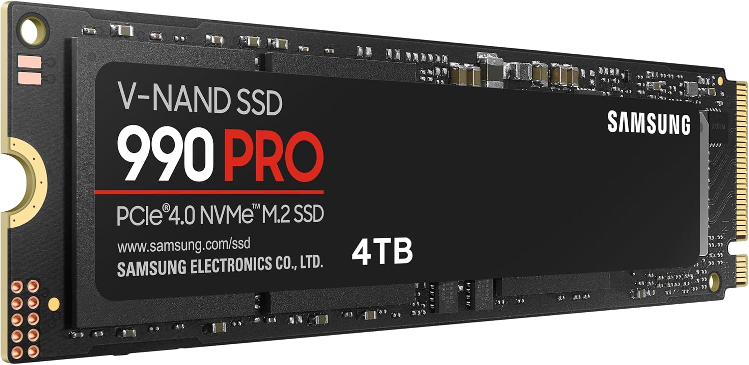 SSD SAMSUNG 990 PRO 4TB PCIE 4.0 NVME M.2 2280 - 5