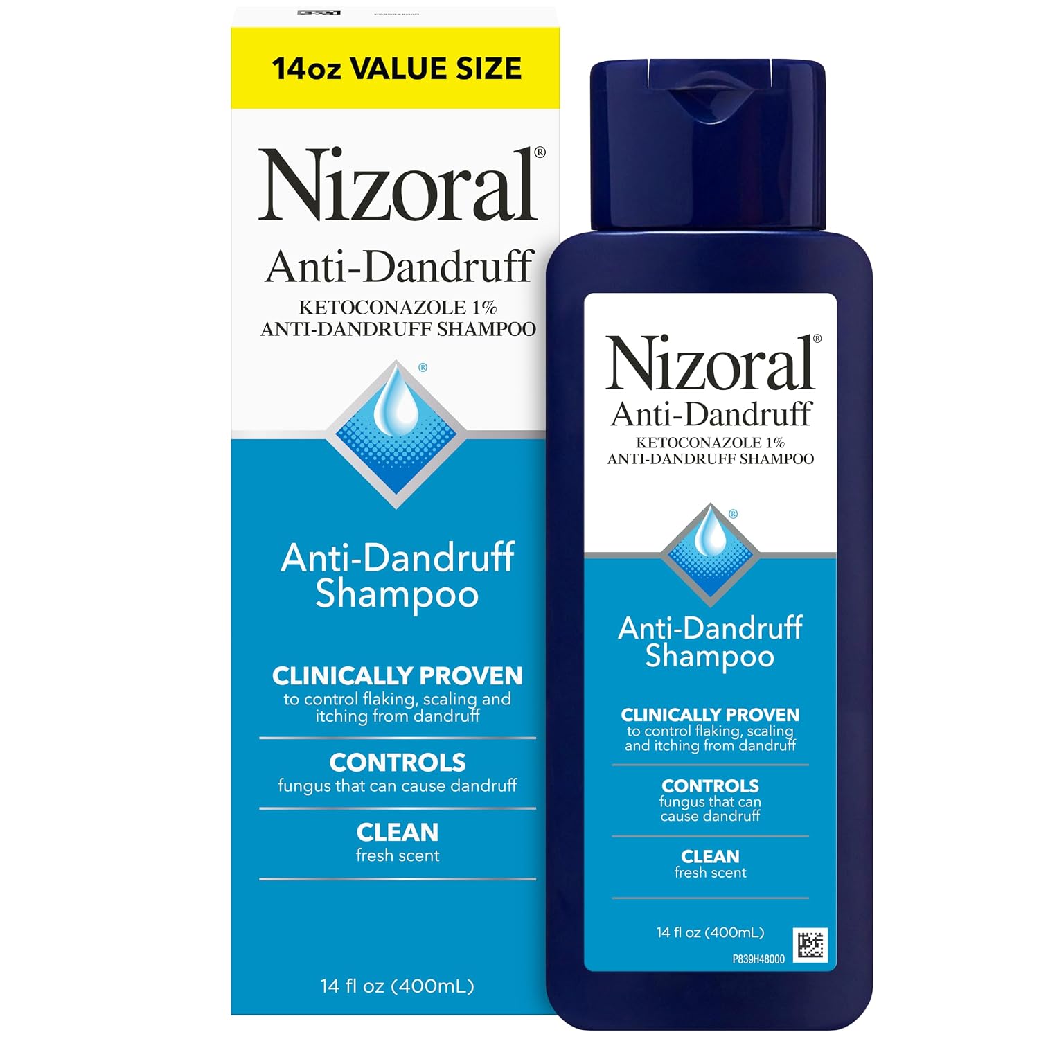 SHAMPOO NIZORAL ANTICASPA CON KETOCONAZOL 1% AROMA FRESCO 414 ML - 1